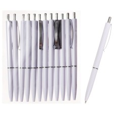 Handle Automatic Ballic Calligrata, 1.0mm, under the logo, white case, blue rod