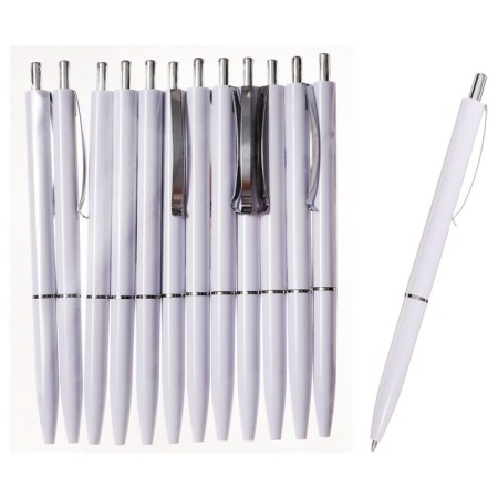 Handle Automatic Ballic Calligrata, 1.0mm, under the logo, white case, blue rod
