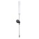 Garden lamp on the solar battery "Bubbles", 70 cm, 1 LED, glow of multi (RGB)