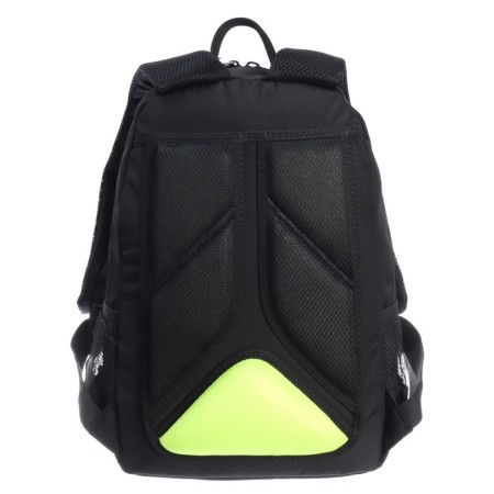 School backpack, 40 x 25 x 13 cm, Grizzly, ergonomic back, laptop department, black/yellow-5