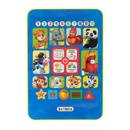 Training musical tablet "My first knowledge" works from batteries-1