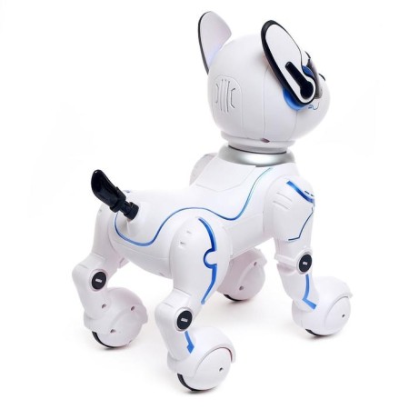 Robot dog "Futcher" Zhorya, on the control panel, interactive: sound, light, dancing, musical, on the battery-2