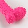 A set of toys for medium dogs "bone (16 cm) and rope (90-100 g)", pink