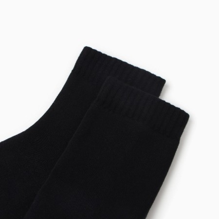 Women's terry socks minku, black color, rr 36-39 (23-25 ​​cm)-1