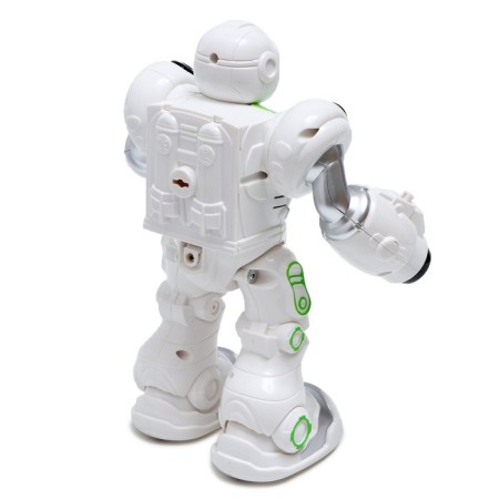 Gravitone robot, light, sound, shoots, batteries, Russian voice acting, green-3