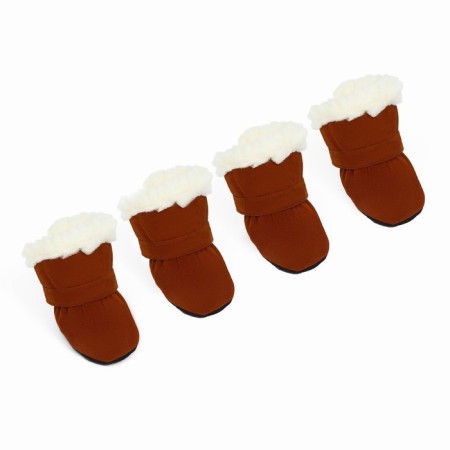 Shoes "for a walk", set 4 pcs, 3 size, brown