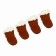 Shoes "for a walk", set 4 pcs, 3 size, brown