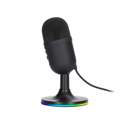 Microphone Marvo Mic-06 BK, stand, 3.5mm, cable 1.8, black-2