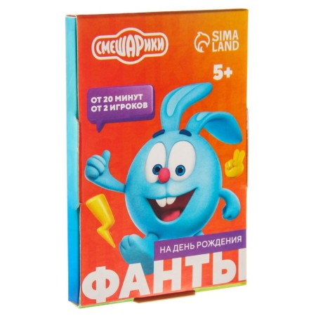 Game of Fanta "Round Tasks", Smeshariki, 9.3x8.8x1 cm-2