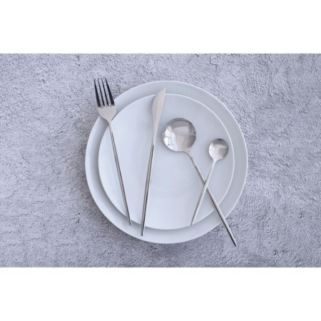 A set of cutlery made of stainless steel Magistro "Blink", 4 objects, silver color-6