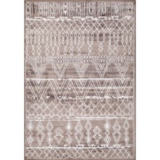 Ковёр прямоугольный Milat Joli, размер 80x150 см, цвет l.beige/p.white