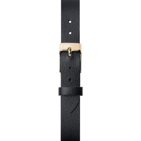 Watch strap, female, 10 mm, genuine leather, black-2