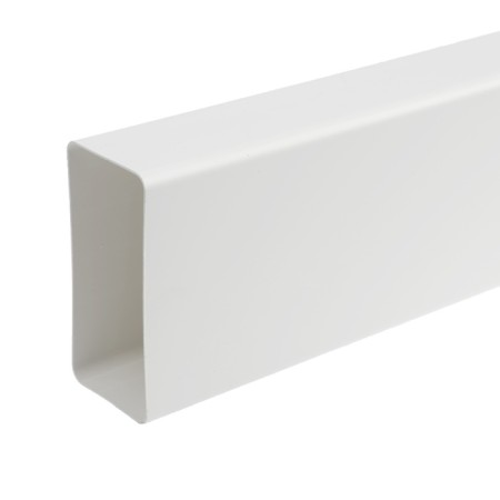The channel is rectangular, ventilation zein, 55 x 110 mm, 0.5 m-3
