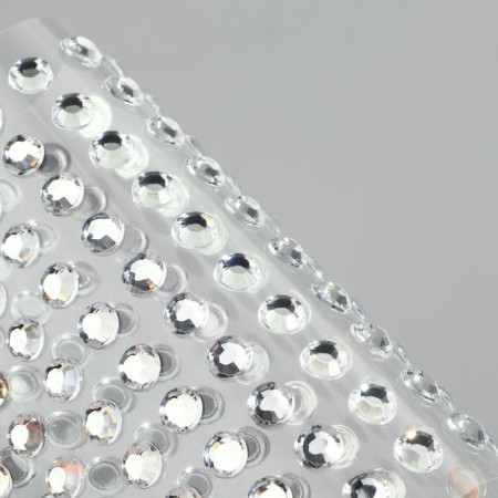 Rhound rhinestones, d = 5 mm, 160 pcs on the sheet on the sheet, the color is silver-1