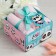 Set of terry towels "Panda" 30x30 cm - 3 pcs, cotton 340g/m2