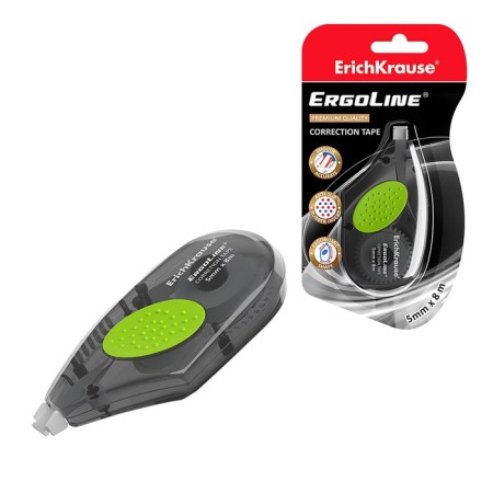 Erichkrause ergoline adjusting tape, 5 mm x 8 m, with a rubber insert, in a blister-4