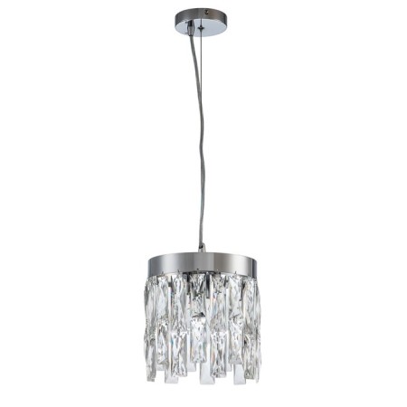 Suspended Indigo, 12029/2p Chrome. 2x40W, E14, 200x200x360/1160 mm, transparent color-1