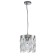 Suspended Indigo, 12029/2p Chrome. 2x40W, E14, 200x200x360/1160 mm, transparent color