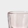 Glass Glass "Shaype", 320 ml, pink color