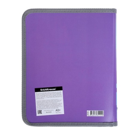 Lightning folder with A5+, 550 μm, Erichkrause Magic Rhombs, up to 150 sheets, with a pattern-4