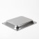Gastrootiness 1/2 of stainless steel, 40 mm, 32.5 × 26.5 × 4 cm, thickness 0.8 mm