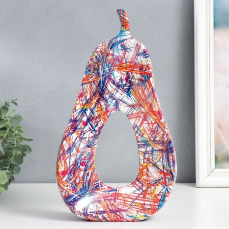 Polystone souvenir "Pear. Color pencils" 6x20x33.5 cm