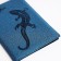 Cover for passport, blue color