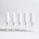 A bottle for storage, with a sprayer, 3 ml, packing - 5 pcs, white color