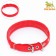 Collar "Comfort" Combined, 45 x 2 cm, Osh 30-39 cm, red