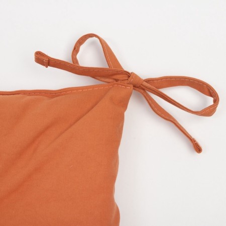 Sitting for chair Ethel Kitchen 42x42 cm, orange color, 100% cotton, sarzha 220 g/m2-5