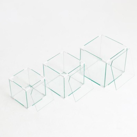 Aquariums Kube Cube "Matryoshka", 16 l, 27 l, 43 l, white corners-2