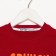 Sweatshirt for a boy Bordeaux color, height 104