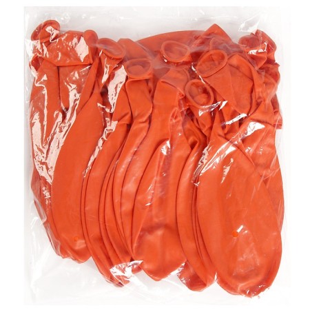 Latex ball 24 ", orange, pastel, set 25 pcs.-1