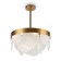Suspended lamp 60W, 6he14, 63x45 cm, brass