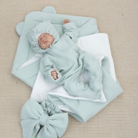 Kinderlitto “Muslin” discharge kit, 4 items, height 50-56 cm, wormwood color-5