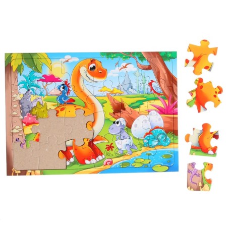 Puzzle-frame "Dinosaurs No. 7", 24 elements-5