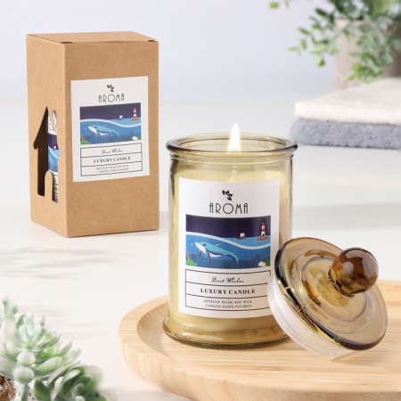 Aromatic candle in the Bank "Eucalypt", 40 hours, 95 gr, in the box