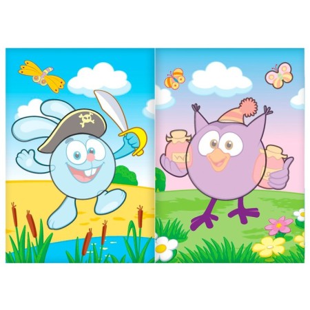 Applications, set 6 pcs. 20 pp., A5, Smeshariki-2