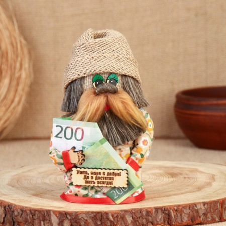 The amulet "brownie with a bill", 15-16 cm