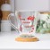 Mug "The best girlfriend" Hedgehog with hearts, 200 ml
