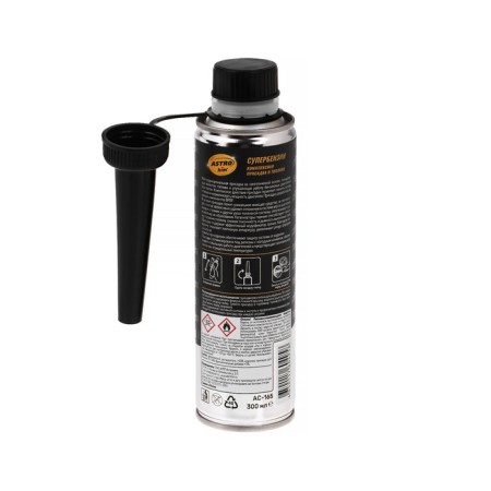 Complex additive in Astrohim Superbenzin fuel, tin bottle with a watering can, 300 ml AS-165-2