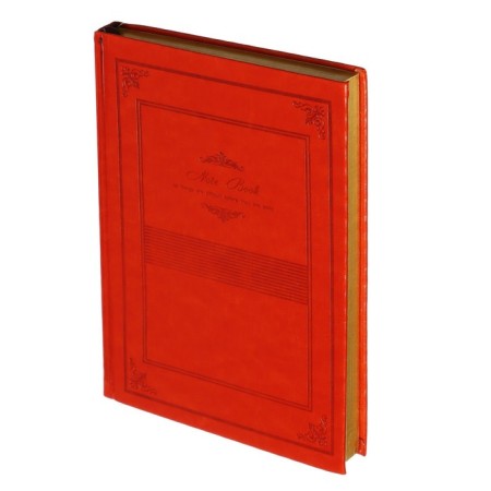 The diary is low, PVC cover, A5 format, 140 sheets in a cage, gold cut, mix-2