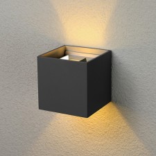 Elektrostandard lamp, 6 W, LED, 3000K, 370LM, IP54, wall, Techno 1548 Led Black