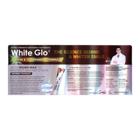White Glo whitening toothpaste for lovers of coffee and tea, 100 g-2
