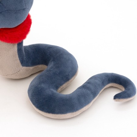 New Year! Soft toy "Snake Arkashka", 15 cm, blue color-6