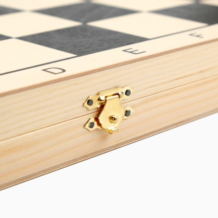 Board game 3 in 1 "Classic": backgammon, chess, checkers, board 40 x 40 cm-6