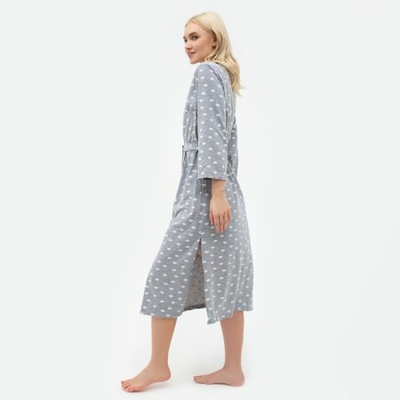 Women's bathrobe KAFTAN "Clouds", Gray, p.40-42-1