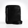 Male bag over the shoulder, Textura, artificial leather, black color