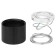 OL39 BK 1x15W lamp GX53 IP20 Black 8.2x8.2x6 cm
