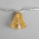 Garland “thread” 4 m with nozzles “bell”, IP20, transparent thread, 20 LED, warm white glow, 8 modes, 220 V